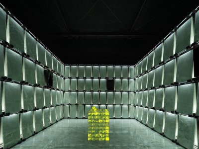 2025厦门人居设计生活节H1石材展厅 / 广州共生形态设计