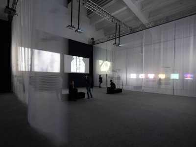 “时•光”中英时尚电影展展场设计，北京