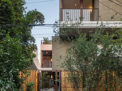 Taxco 25公寓和工作室，墨西哥城 / EDAA