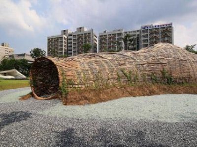 竹编有机建筑作品：CICADA