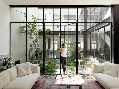 Neve Tzedek天井住宅，以色列 / MGA｜Meiarv Galan Architect