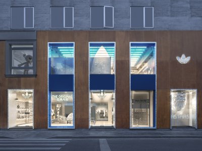 阿迪达斯Originals-安福322旗舰店，上海 / TOMO東木筑造