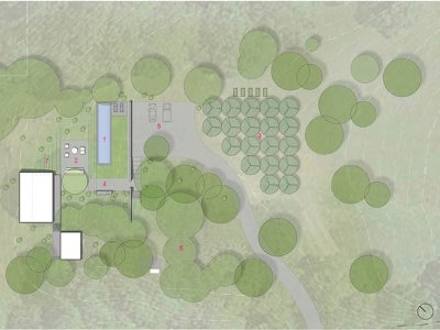 2019 ASLA住宅设计类杰出奖: 索诺玛山住宅，美国加州 / Hocker Design Group
