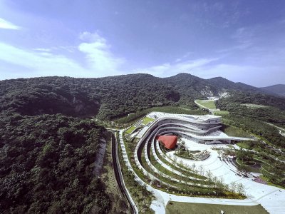 南京汤山方山国家地质公园博物馆，Studio Odile Decq