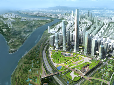 南京河西南部鱼嘴地区核心区城市设计