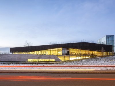 蒙特利尔Bibliothèque du Boisé图书馆，加拿大