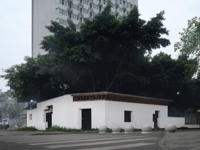 “一线之园” - 成都均隆滨河路围墙改造设计，四川 / 广州微介创意设计有限公司