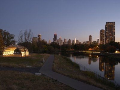 Lincoln公园南池，美国
