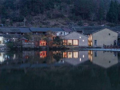 剪纸艺坊 &amp; 伴湖书吧，浙江 / 杭州森上建筑设计