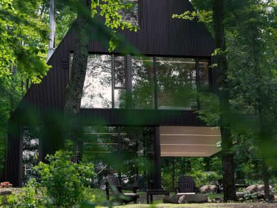 森林小屋，魁北克