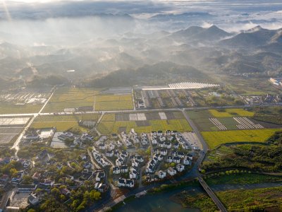 乡村文化礼堂“小村客厅”建筑规划设计，湖州 / 上海交通大学设计研究总院 + 上海交通大学设计学院 + 杜春宇工作室