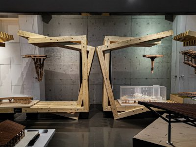 “数字木构+设计逻辑”巡展展陈设计 / 华中科技大学建规学院 + 青·微舍（武汉）工作室