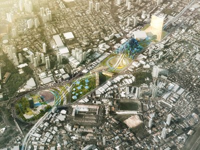 圣保罗市政厅公园视觉概念设计，巴西