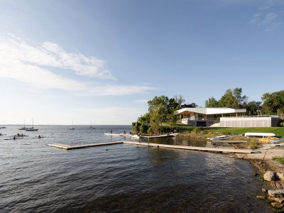 Baie-de-Valois航海中心，加拿大 / ADHOC Architectes + Prisme Architecture