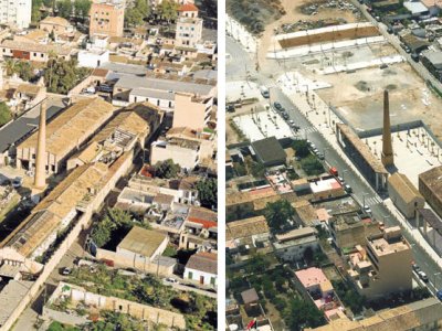 古老羊毛毯厂改建的城市公共空间，西班牙