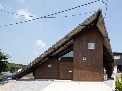 折型屋顶住宅，日本