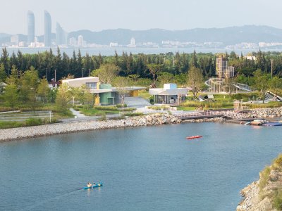 双鱼岛咏气演化所实验性水上运动配套建筑，漳州 / 深圳市十间设计咨询有限公司