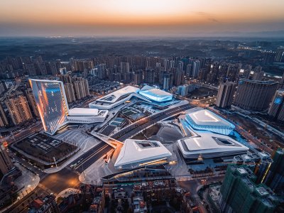 东来印象·简阳文体中心 / 中国建筑西南设计研究院有限公司 郑勇工作室 + 设计二院