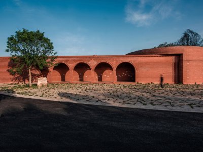 李子沟村的红砖自然礼堂，洛阳 / KEYWORKS+礽建筑