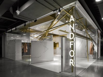 ANDFOR服装品牌展厅，杭州 / 叶梹室内设计工作室