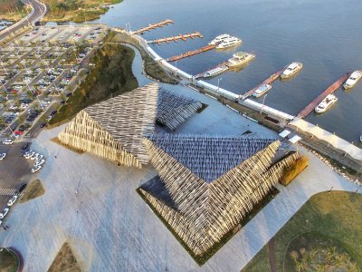 阳澄湖游客集散中心，苏州 / 隈研吾建筑都市设计事务所