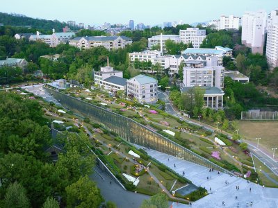 首尔梨花女子大学教学楼设计，韩国