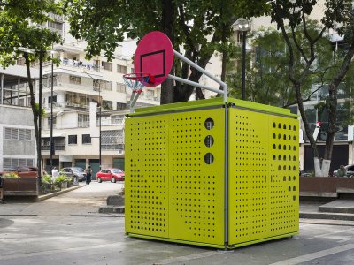 Catalyst Cube城市空间装置，委内瑞拉 / Will Sandy Design Studio + Incursiones