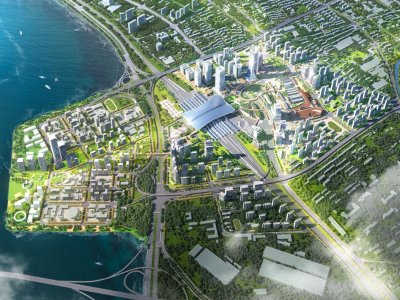 青岛火车北站交通商务核心区策划及一体化城市设计方案