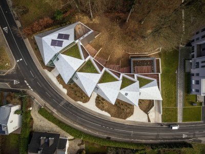 应对高密度住房问题的联合住宅，卢森堡