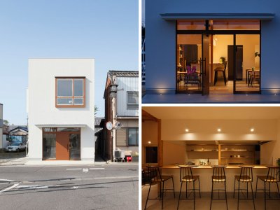 "服装店"住宅+咖啡店，日本
