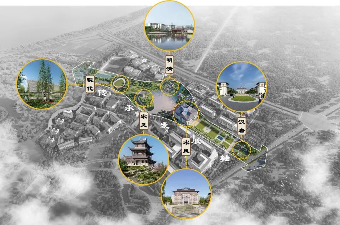 连廊及教学楼