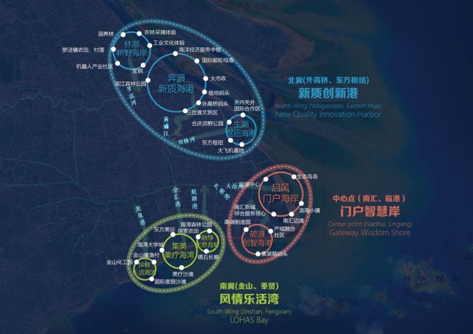 上海"V"形海岸带生态空间优胜方案