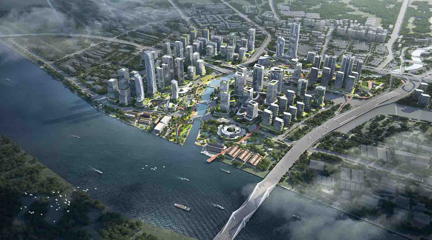 海珠创新湾门户枢纽城市设计暨核心地块建筑概念设计