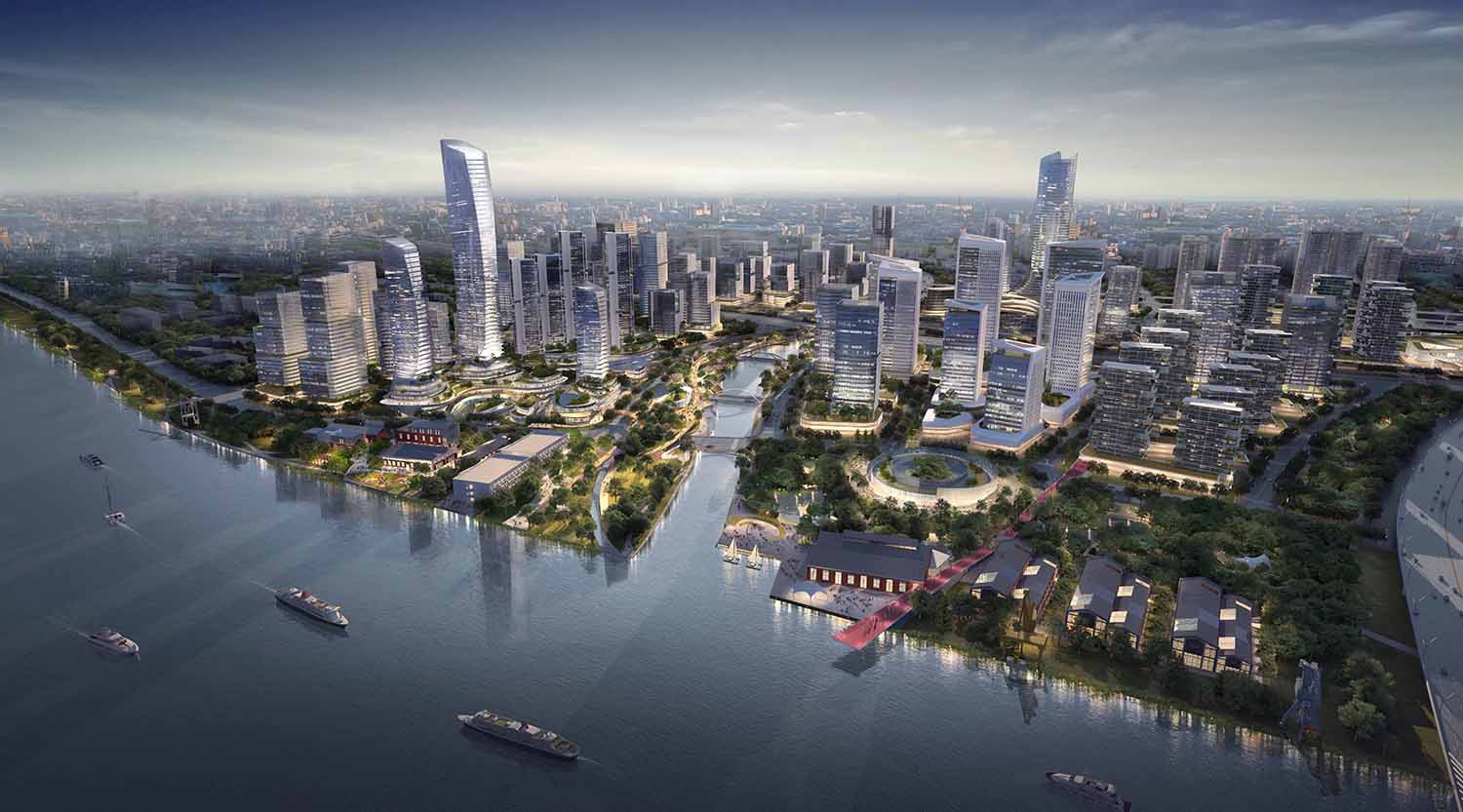 海珠创新湾门户枢纽城市设计暨核心地块建筑概念设计