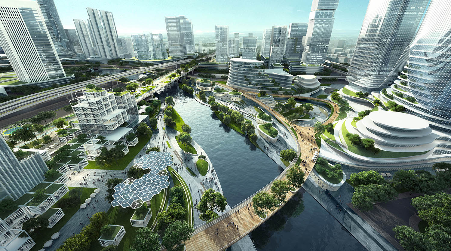 海珠创新湾门户枢纽城市设计暨核心地块建筑概念设计
