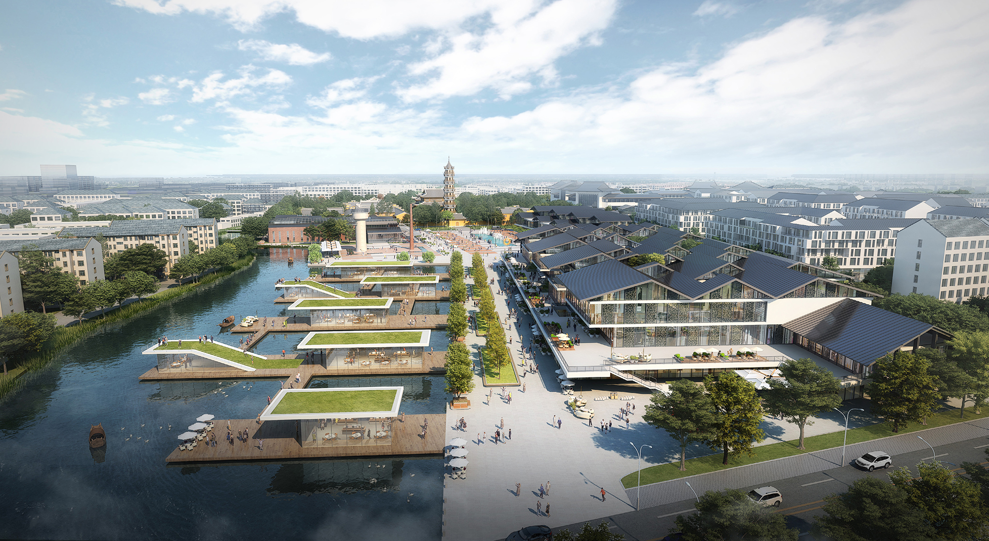海盐古城复兴城市设计及重点片区建筑概念设计