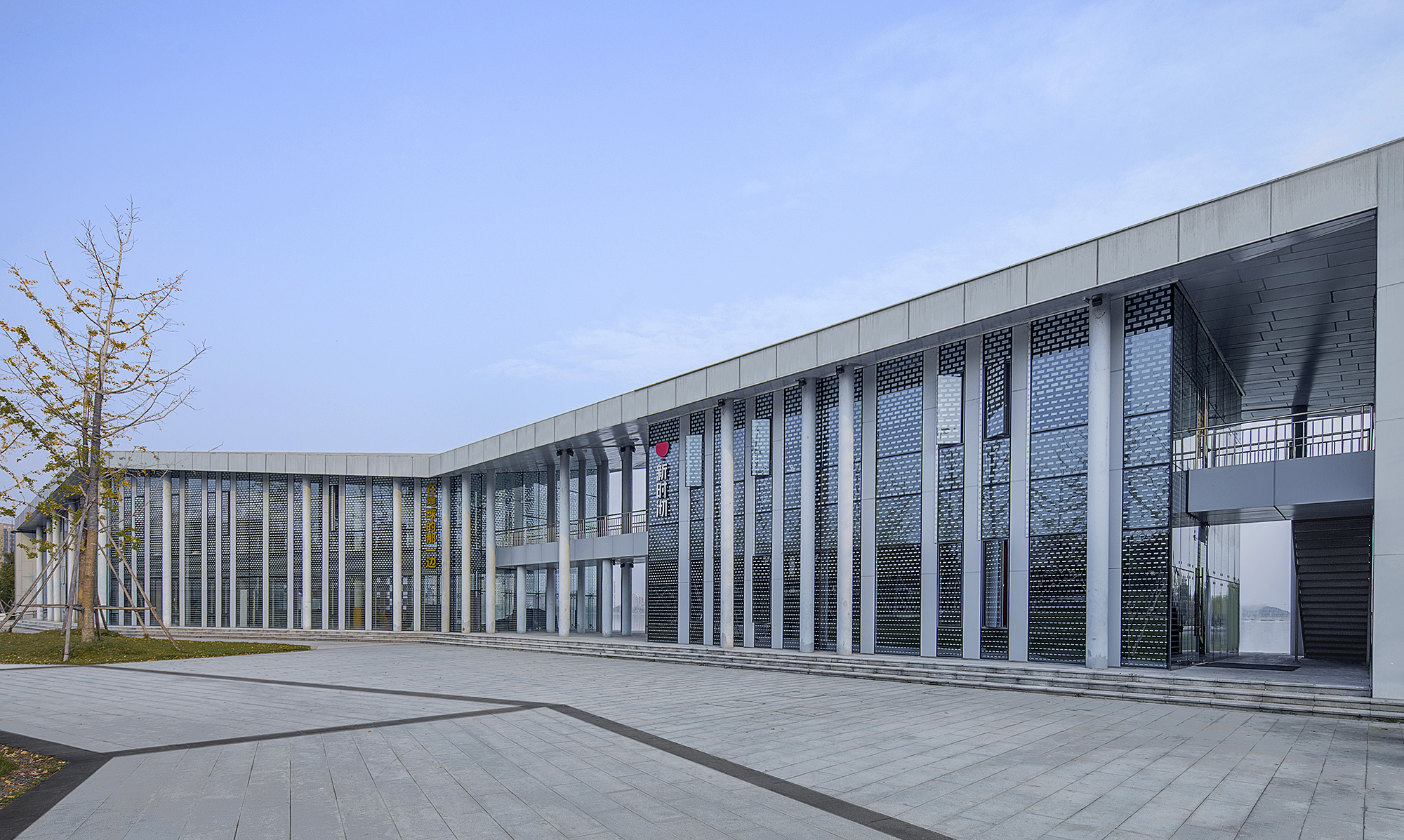 金华湖海塘公园文化休闲建筑群