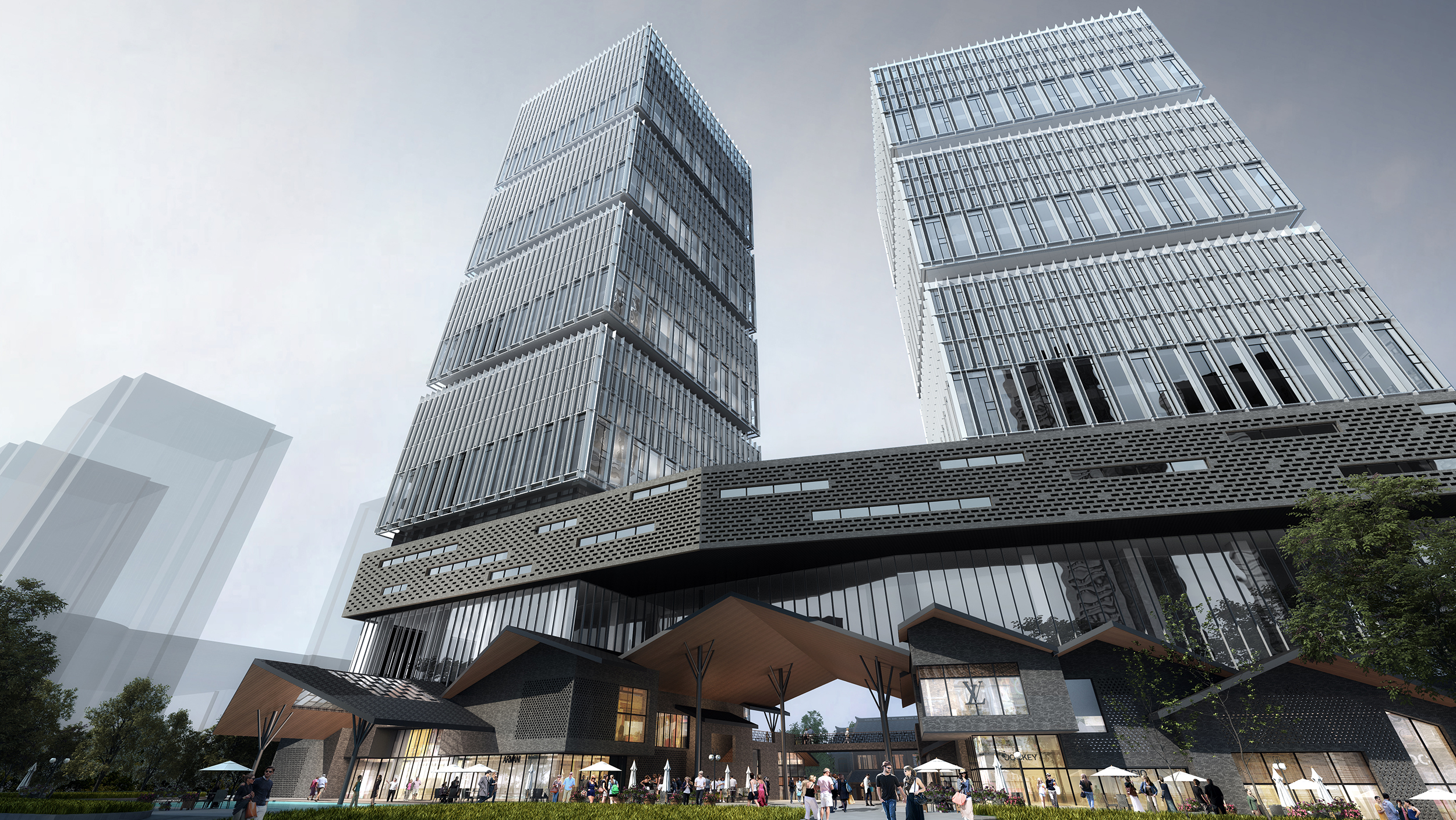 山东威海栖霞街及周边地区综合整治项目二期建筑设计（高层项目）