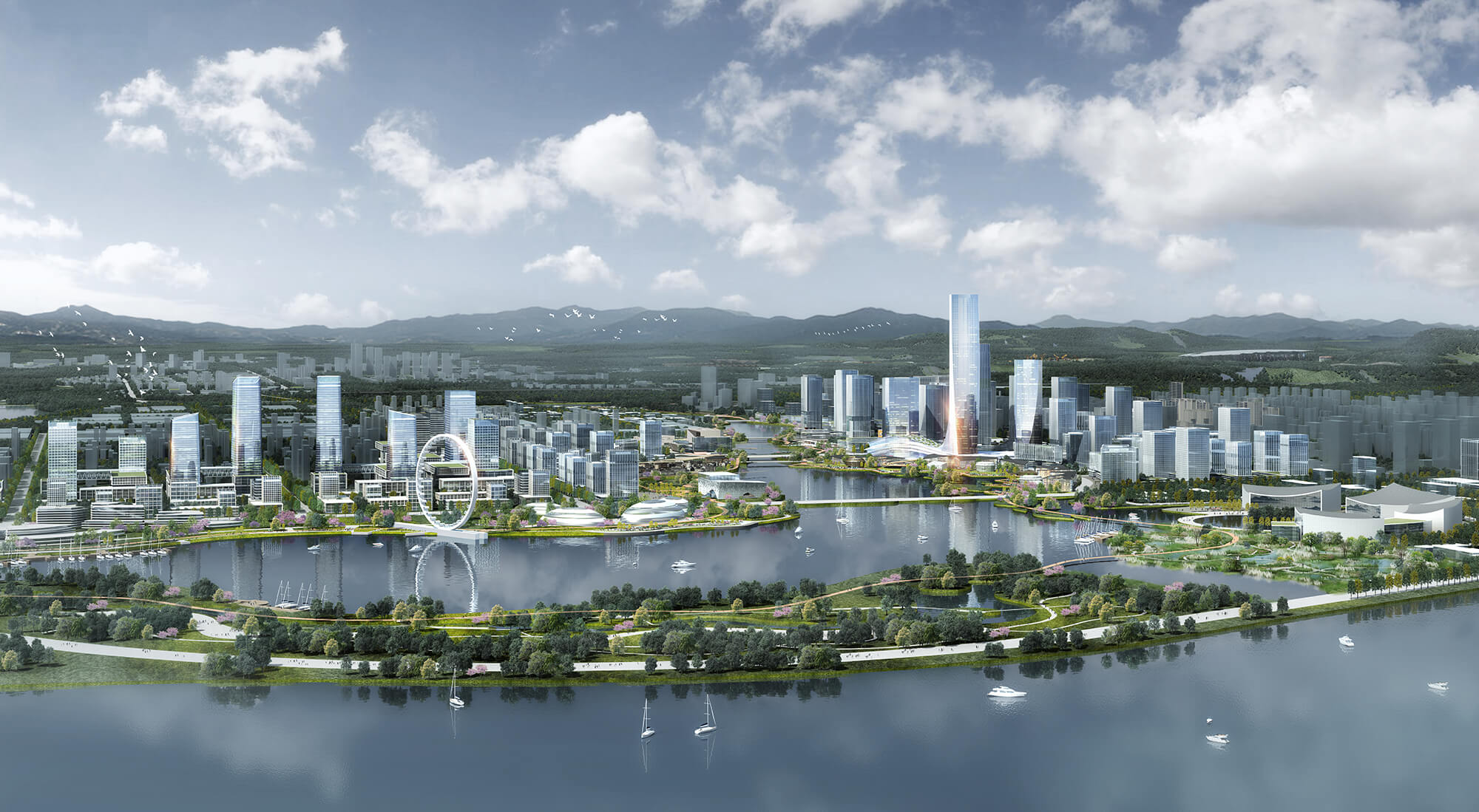 中国-上海合作组织地方经贸合作示范区核心区城市设计