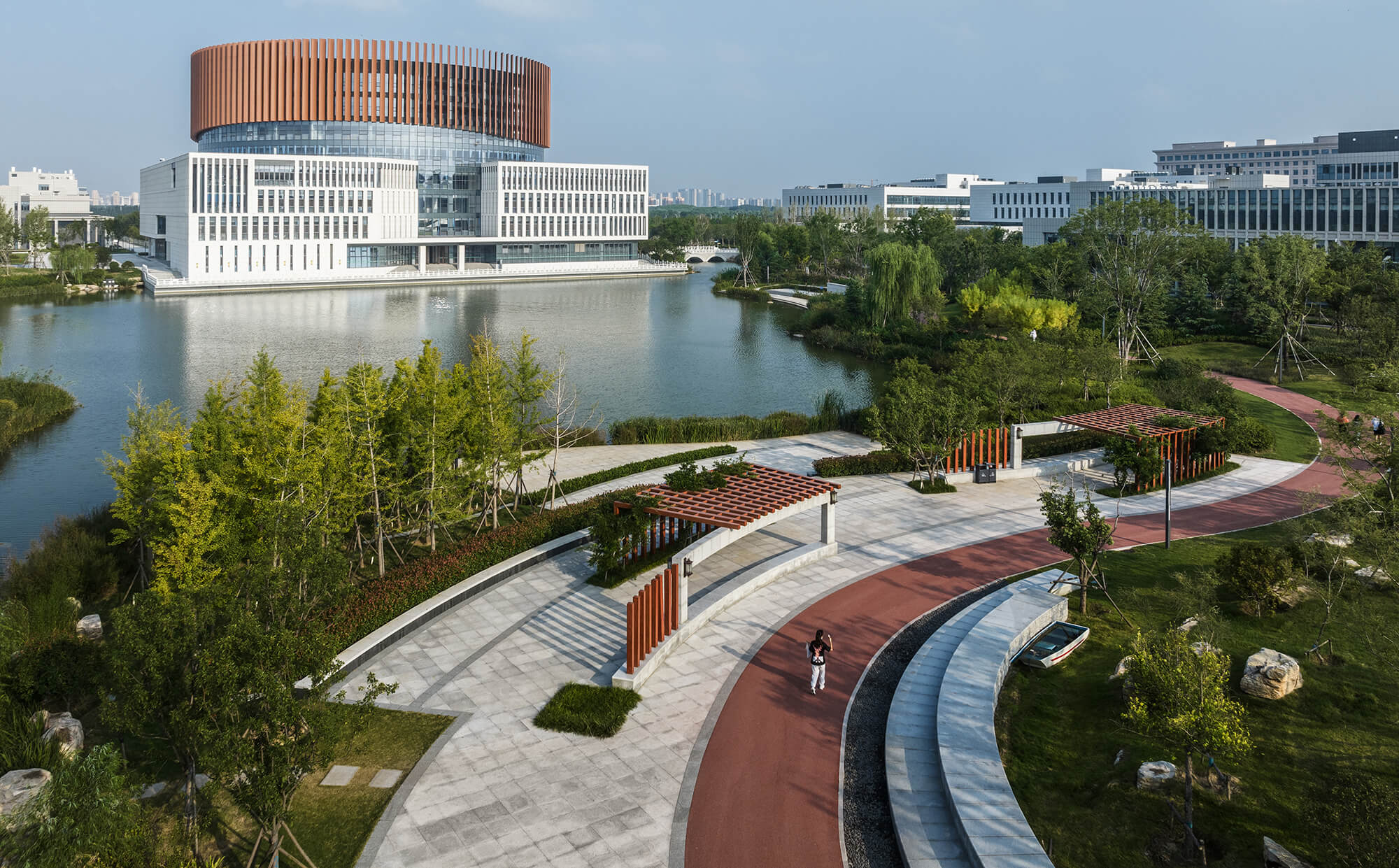 淄博大学城一期 图书馆、会堂及学生活动中心