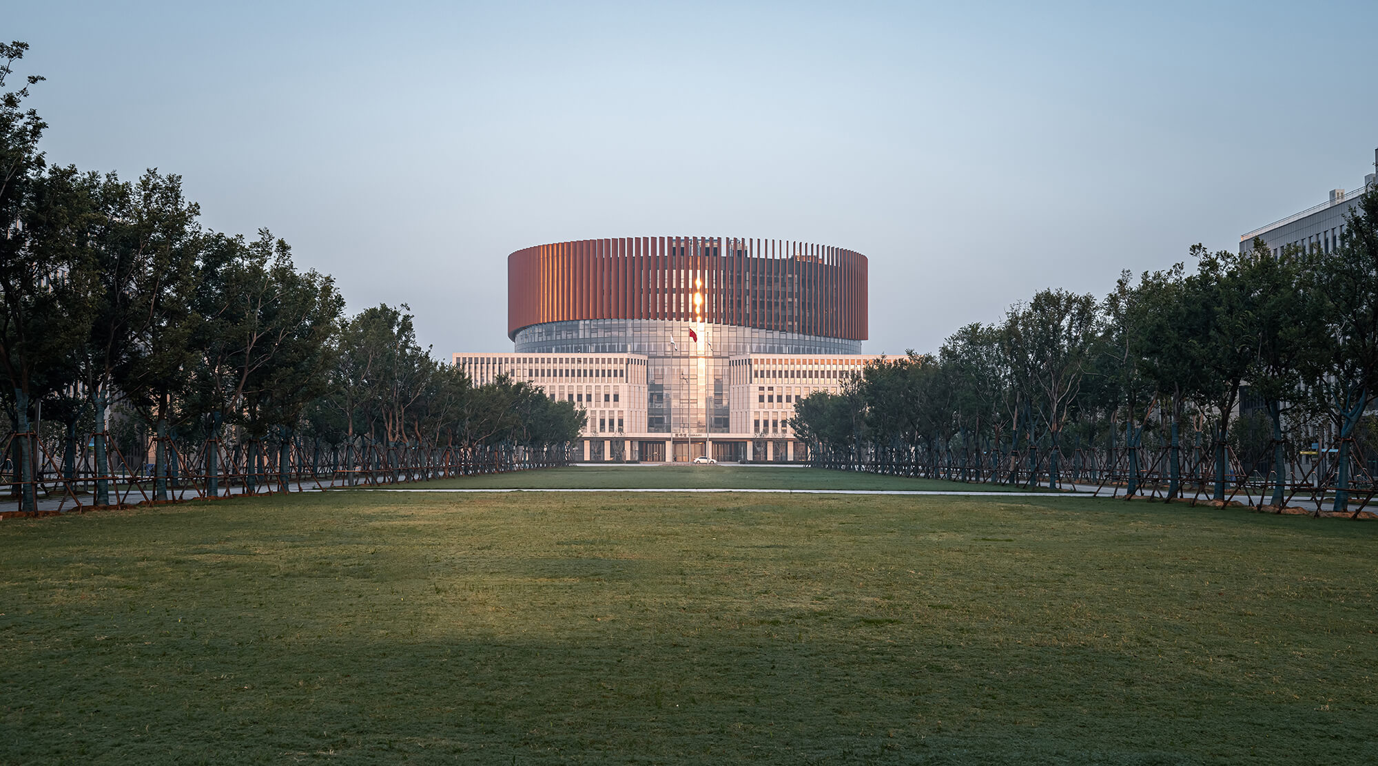 淄博大学城一期 图书馆、会堂及学生活动中心