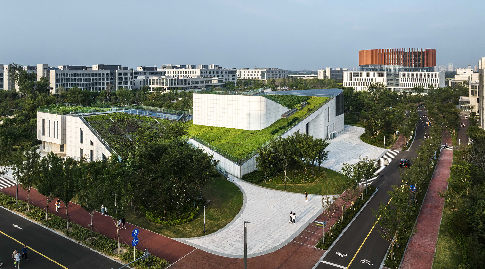 淄博大学城一期 图书馆、会堂及学生活动中心