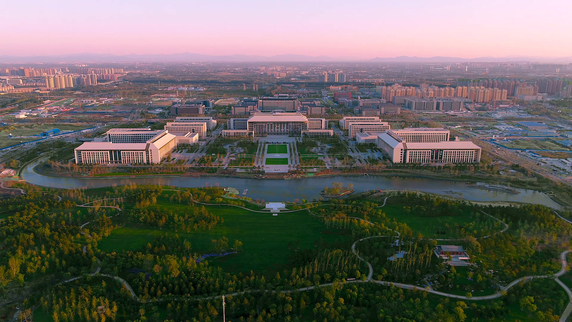 城市副中心行政办公区启动区详规及城市设计