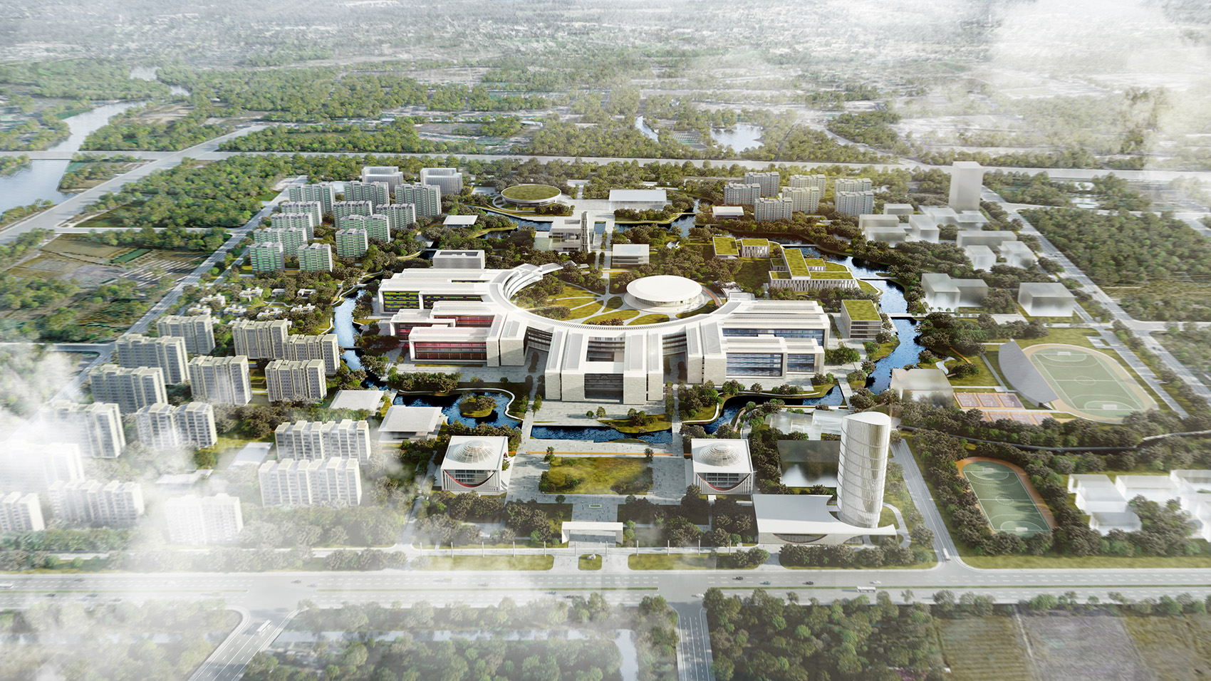 西湖大学校园总体设计方案 / HENN
