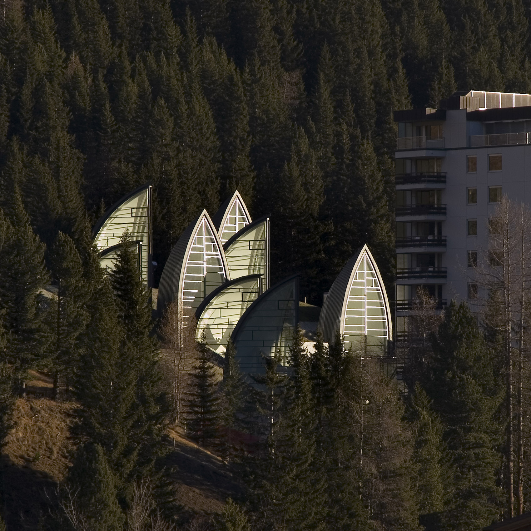 Tschuggen Berg Oase健康中心，瑞士 / MARIO BOTTA ARCHITETTI