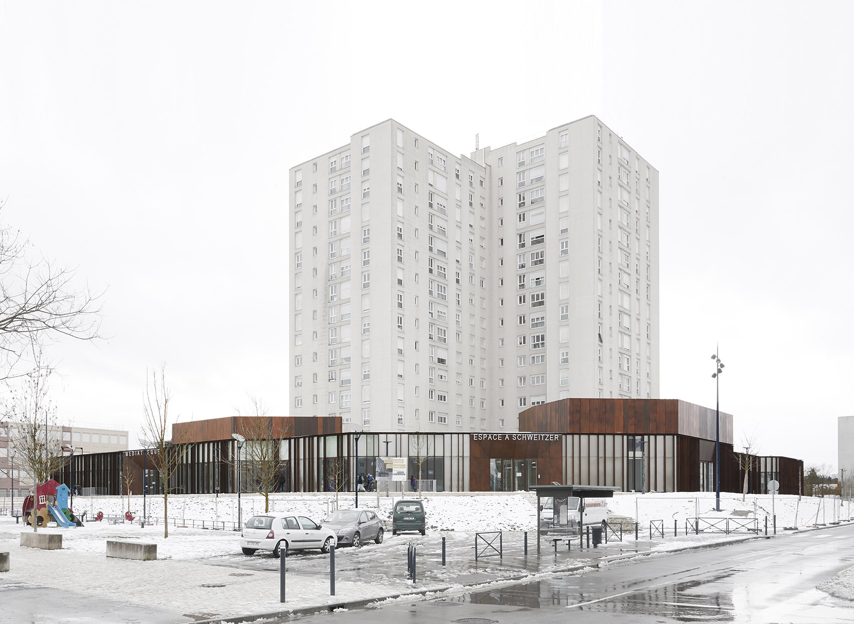 Albert Schweitzer社区中心，法国 / MAO architectes