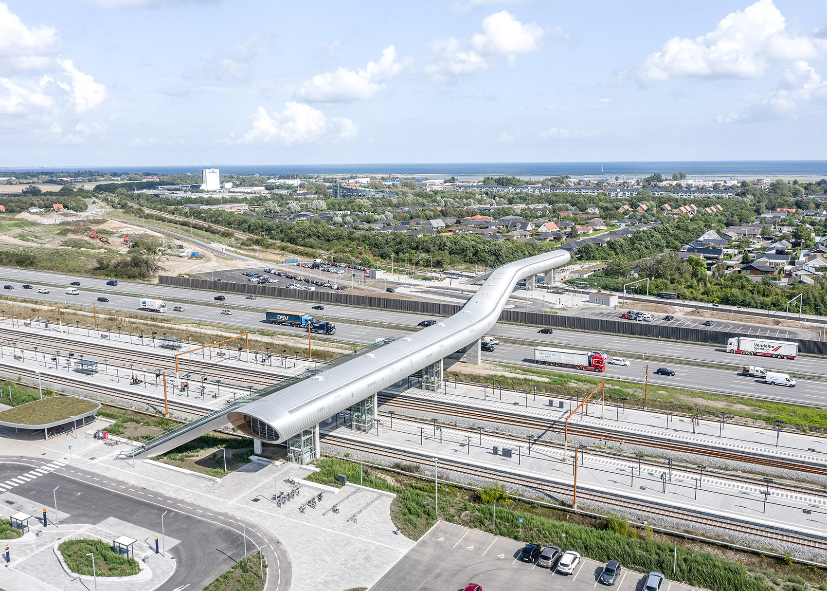 Køge北站天桥，哥本哈根 / COBE and DISSING+WEITLING architecture