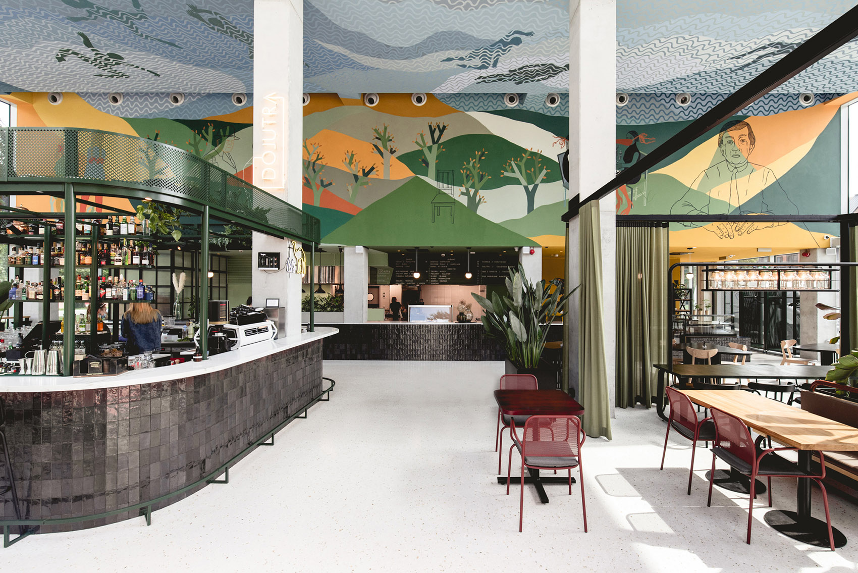 康科迪亚设计中心餐厅和屋顶露台，波兰 / mode:lina