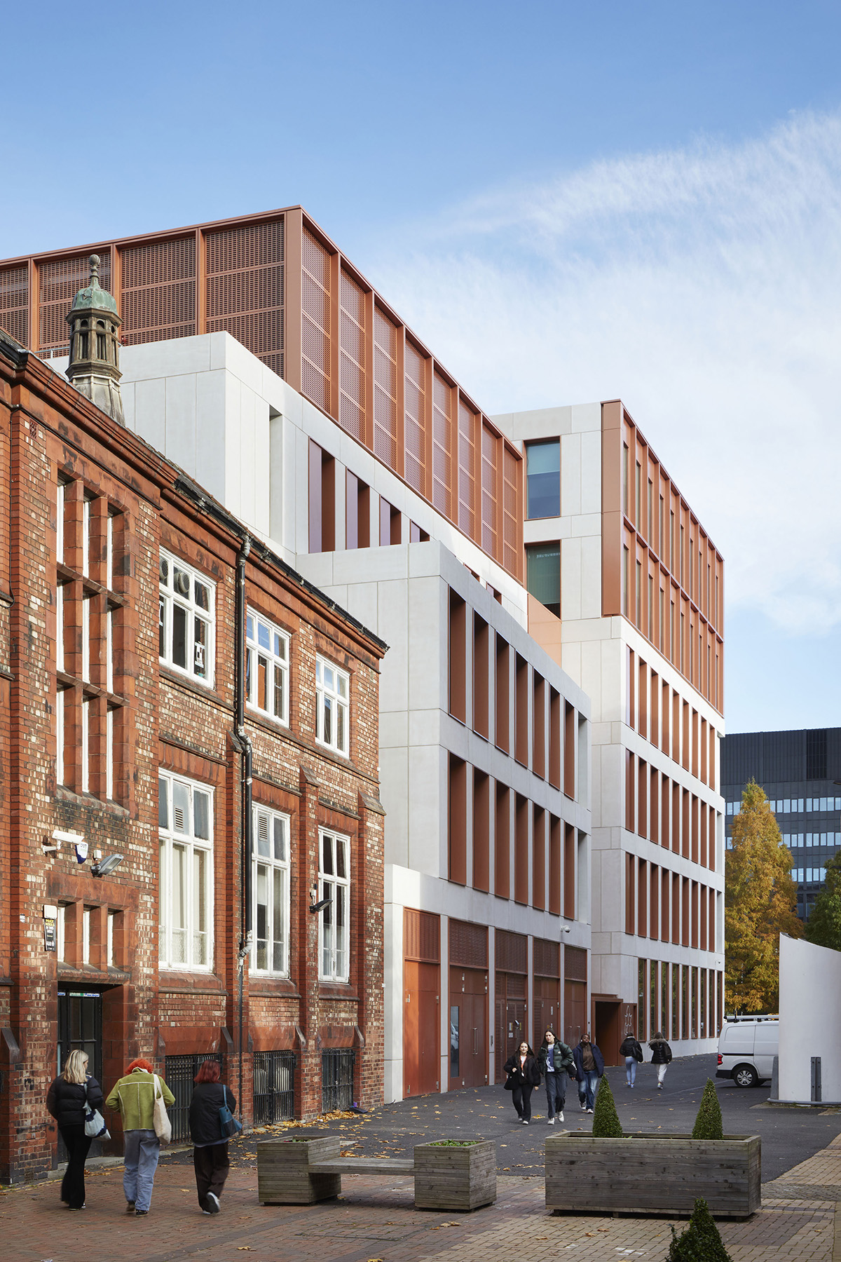 曼彻斯特城市大学Grosvenor East教学楼，英国 / Allies and Morrison
