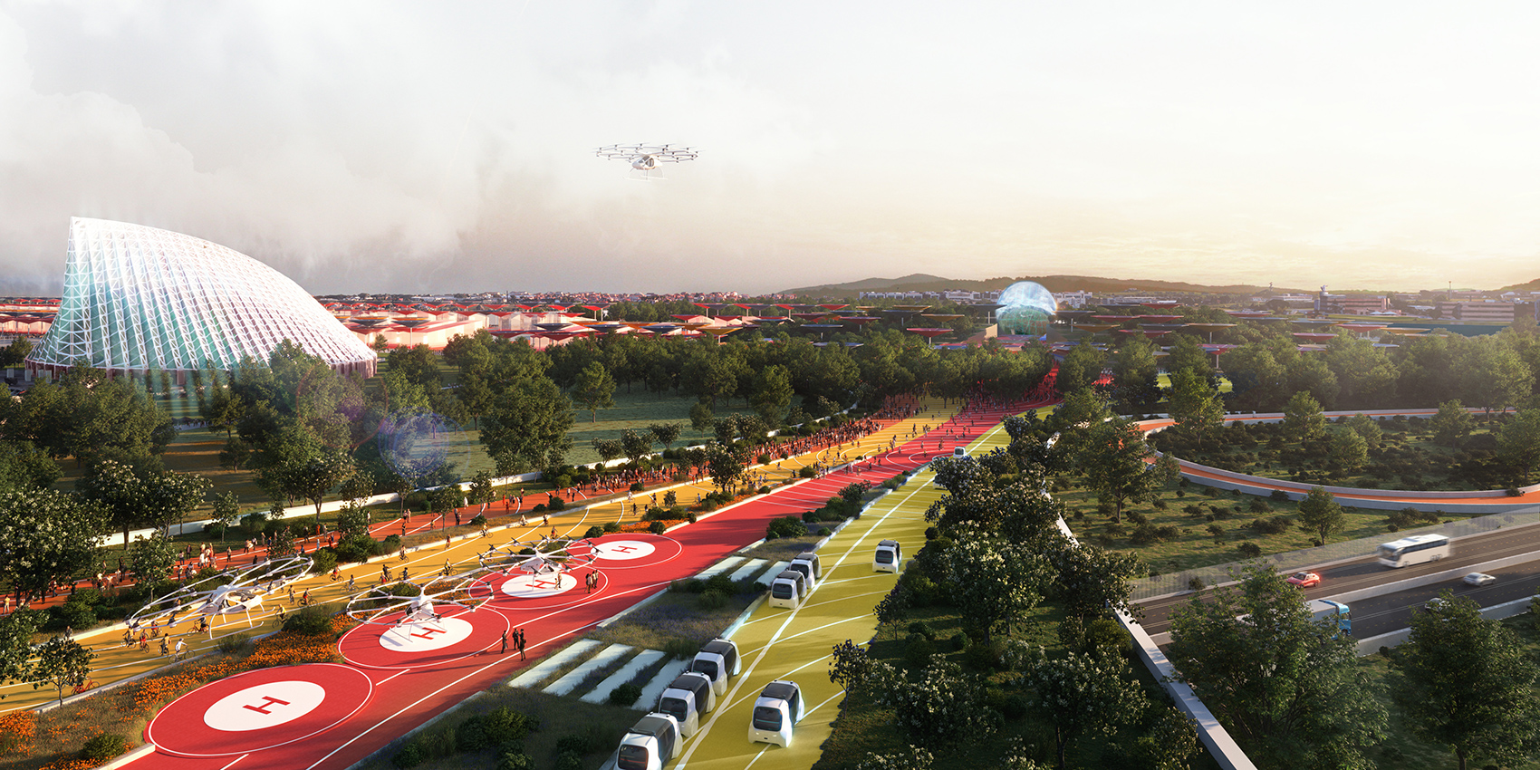 2030罗马世博会总体规划方案 / Carlo Ratti Associati + Italo Rota + Richard Burdett